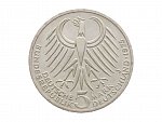 5 Marka 1975 J - 50. výročí úmrtí Friedricha Eberta, Ag 0.625, 11.20 g._