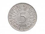 5 Marka 1970 J, Ag 0.625, 11.20 g._