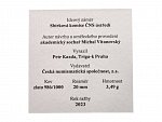 Česká republika 1993 - AU pamětní dukátová medaile 2023, 100 let Československých dukátů, ČNS Praha, Au 986/1000, 20 mm, 3,49 g., autor M. Vitanovský, certifikát, etue_