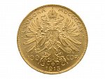 100 Koruna 1915, novoražba, 33.875g, 0.900 Au_