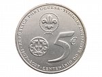 5 Euro 2007 - 100. výročí světového skautingu, 14,04g, 0.500 Ag_