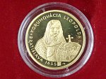 5000 Sk 2005 350.výročí korunovace Leopolda I., etue, certifikát