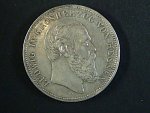 Hessen, Ludwig IV.  (1877-1892), 5 Mark 1891 A, J. 71
