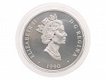 20 Dollar 1990 - letoun Avro Anson, 31,1g, 0.925 Ag_