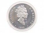 20 Dollar 1999 - letoun de Havilland Canada DHC-6 Twin Otter, 31,1g, 0.925 Ag_