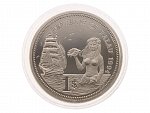 1 Dollar 1994 - Ochrana mořského života - Ryby a korály_