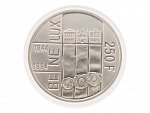 250 Franků 1994 - 50. výročí smlouvy BE-NE-LUX, 18,75g, 0.925 Ag_
