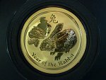 1000 Dollars 2011 - 10 Oz Au - Rok králíka, kvalita proof, Au 999/1000, 311g