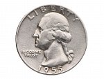 1/4 Dollar 1955_