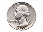 1/4 Dollar 1957_