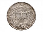 1 Korona 1915 K.B., dr. hranky_