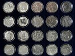 Kompletní sbírka mincí 100, 200, 500 Kč (1993 - 2025) včetně certifikátů (157 ks)