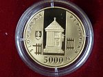 5000 Sk 2002 Světové dědictví Unesco - Vlkolínec, Au 900, 9,5g, etue, certifikát