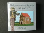 5000 Sk 2006 Velkomoravské knieža Mojmír II., Au 900, 9,5g, etue, certifikát