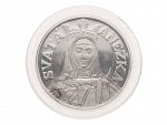Stříbrná medaile Výročí 2000 let od narození Ježíše Krista - Sv. Anežka, 20g, 0.925 Ag_