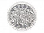 Stříbrná medaile k počátku nového tisíciletí 2001, Ag 999, váha 16g, náklad 1000 ks_