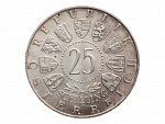 25 Schilling 1955 - Znovuotevření Národního divadla ve Vídni_