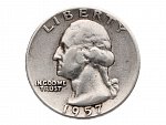 1/4 Dollar 1957_