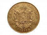 100 Frank 1858 A - mincovna Paříž - 32,24g, 0.900 Au_