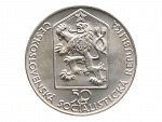50 Kčs 1989, 150. výročí zahájení železniční dopravy ...