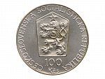 100 Kčs 1989 50.výročí událostí 17.listopadu 1939
