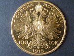 100 Koruna 1915 novoražba