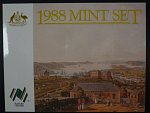 Sada oběžných mincí 1988 Royal Australian Mint, ražební lesk b.k.