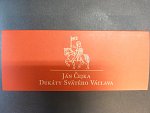 Jubilejní Svatováclavské dukáty 1 + 2+ 5 + 10 Dukát prvoražby z návrhů Jana Čejky z r. 1923 sv. Václav na koni, Au 986, 62,83g, náklad 100 ks číslovaných, č. 78, společná etue, certifikáty