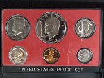 Sada proof oběžných mincí 1973