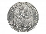 100 Schilling 1992 - Maxmilián I._