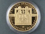 10000 Kč 2013 1150.výročí příchodu věrozvěstů Konstantina a Metoděje, 1 OZ