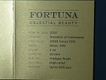 2000 Francs 2021 Fortuna, Ag 999, 2 OZ, náklad 500 ks, vysoký reliéf, etue