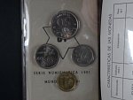 Sada numismatických mincí 1981 k mistrovství světa