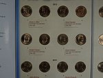 2x Sada pamětních mincí 1 Dollar 2007/2016, 79 kusů, Presidential Dollars