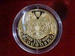 100 Euro 2025 700.výročí zavedení zlaté mince - florénu v Uhersku, Au 900, 9,5g, etue, certifikát