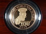 2 Pounds 2014 Au, Vypuknutí 1. SV, prům. 28.4, 15.976 g