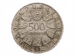 500 Schilling 1980 - 1000. výročí Steyru_