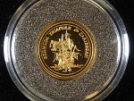5 Dollars 2006 Bermudský trojúhelník, Au 585/1000, 1,25g, průměr 13,92 mm
