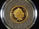 5 Dollars 2006 Bermudský trojúhelník, Au 585/1000, 1,25g, průměr 13,92 mm