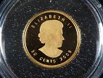 50 Cents 2009, 999 Au, 1,27 g, 13,92 mm