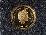 1 Dolar 2014 T.G.Masaryk, Au 999/1000, 0,5g, průměr 11 mm