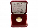2003, Česká mincovna, zlatá medaile Václav Havel 10.let ČR, Au 999,9, 7,78g, náklad 500 ks, etue, certifikát, drobné skvrnky_