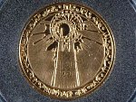 Au Medaile b.l. - V.Oppl Magická Praha - Kněžna Libuše, Au 0,585, 18 mm, 2 g, kapsle