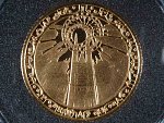 Au Medaile b.l. - V.Oppl Magická Praha - Dívčí válka, Au 0,585, 18 mm, 2 g, kapsle
