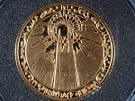 V.Oppl Magická Praha - Svatyně na Petříně, Au 0,585, 18 mm, 2 g, kapsle