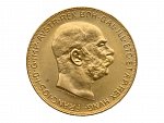 100 Korona 1915 novoražba, 33,87g, 0.900 Au..