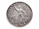 50 Kčs 1955b - 10. výročí osvobození ČSSR 