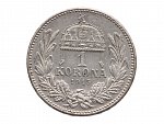 1 Korona 1915 K.B., ražební lesk_