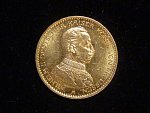 Prusko, Wilhelm II (1888-1918), 20 Mark 1914 A, J. 253