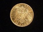 Prusko, Wilhelm II (1888-1918), 20 Mark 1914 A, J. 253